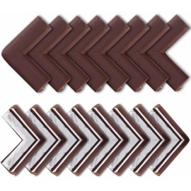 Protector De Bordes Y Esquinas Antibebe 16 Piezas Marron
