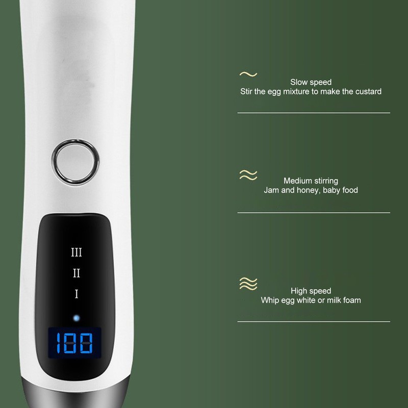 Handheld Electric Milk Frother Wireless Portable Handheld Milk Foam Maker