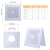 yuksok Square Air Vent Cover Replacement Grille Cover Ceiling Mount