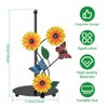Kitchen Roll Holder Sunflower Paper Towel Holder Free Standing Black