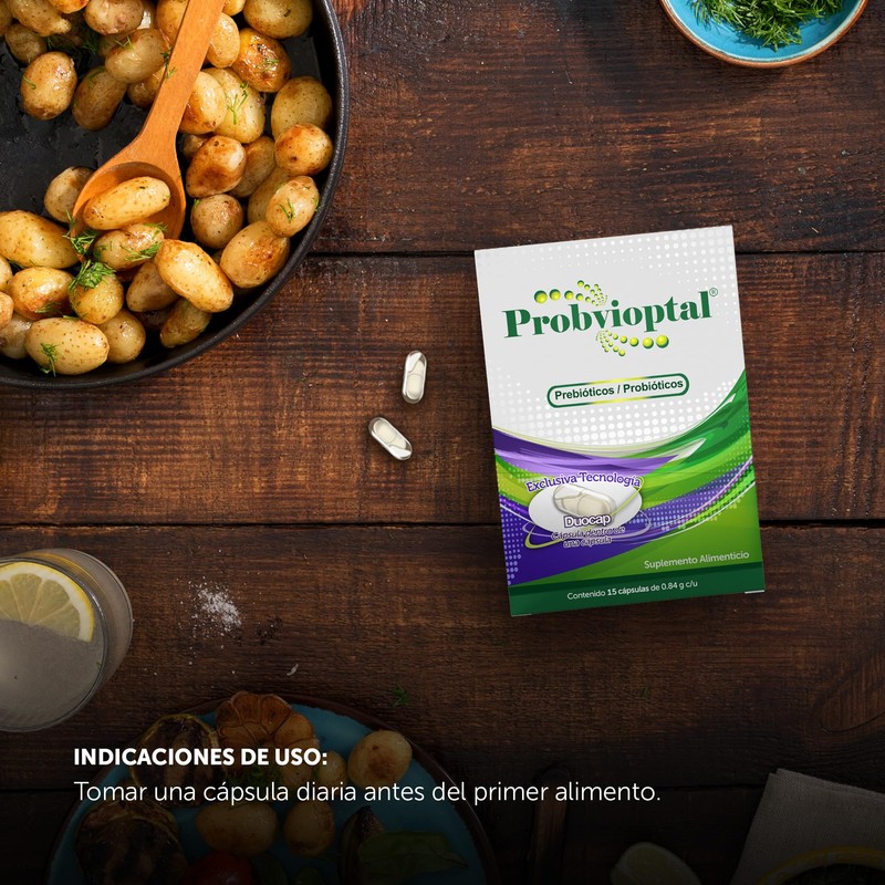 Probvioptal Probióticos y Prebióticos 15 cápsulas