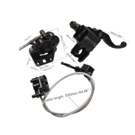 Unbranded Hydraulic Front Rear Disc Brake Caliper Cylinder For SSR TTR110 CRF50 Dirt Bike