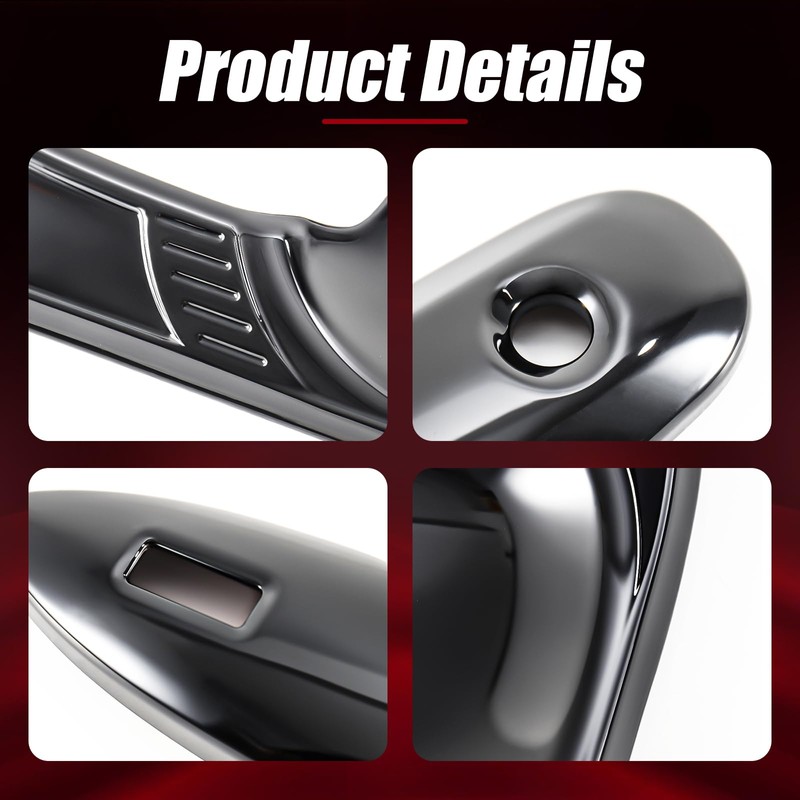 Exterior Door Handle Bowl Covers Compatible with Toyota Camry LE