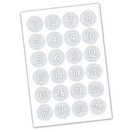 Paper Dragon DIY Advent Calendar Box Set – Green Motif with Football Players – 24 Colourful Cardboard Boxes to Stand Up and Fill – 24 Boxes – Christmas 2018