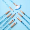 Makeup Brushes Set, 10PCS Crystal Makeup Brushe Professional Glitter Brushes