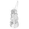 Oil Lamp Retro Appearance Iron Art Silver Kerosene Lamp with