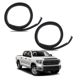 75552-0C060 75551-0C060 Pair Roof Molding Drip Weatherstrip Compatible with Toyota Tundra Crewmax 2007-2021 4 Doors