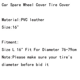 Mad Hornets 16" Spare Wheel Storage Bag Tire Cover Pouch Soft Case Tasmanian Devil Protector