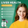 Alliwise Liver Detox and Cleanse Supplement 17-IN-1 Herbal Extract Capsules,Milk