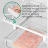 BIINONE Large Fridge Drawer Organizer 14in-20in Upgradation Refrigerator Undershelf Drawer,