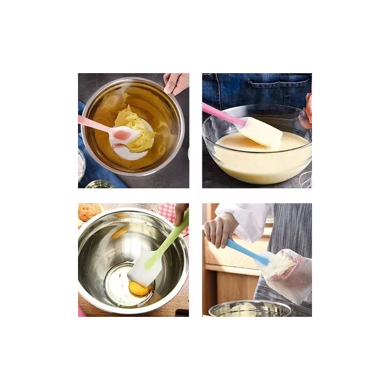 Naymon 5pz Espatula Miserable Silicon Reposteria Cocina Hornear