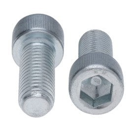 Cylindrical Head Screws M6 Strenght Sleel Class 8.8 (Pack of 25) Galvanised Hexagon Socket Screws Thread Attachment Cylindrical Heavy Duty Certified Standard DIN912 (6 mm x 10 mm)