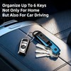 Compact Metal Key Organizer for Men and Women