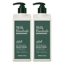 Milk Baobab Cica Refreshing Scalp Pack, 500ml, 2 pcs / 밀크바오밥 시카 리프레싱 스칼프 팩, 500ml, 2개