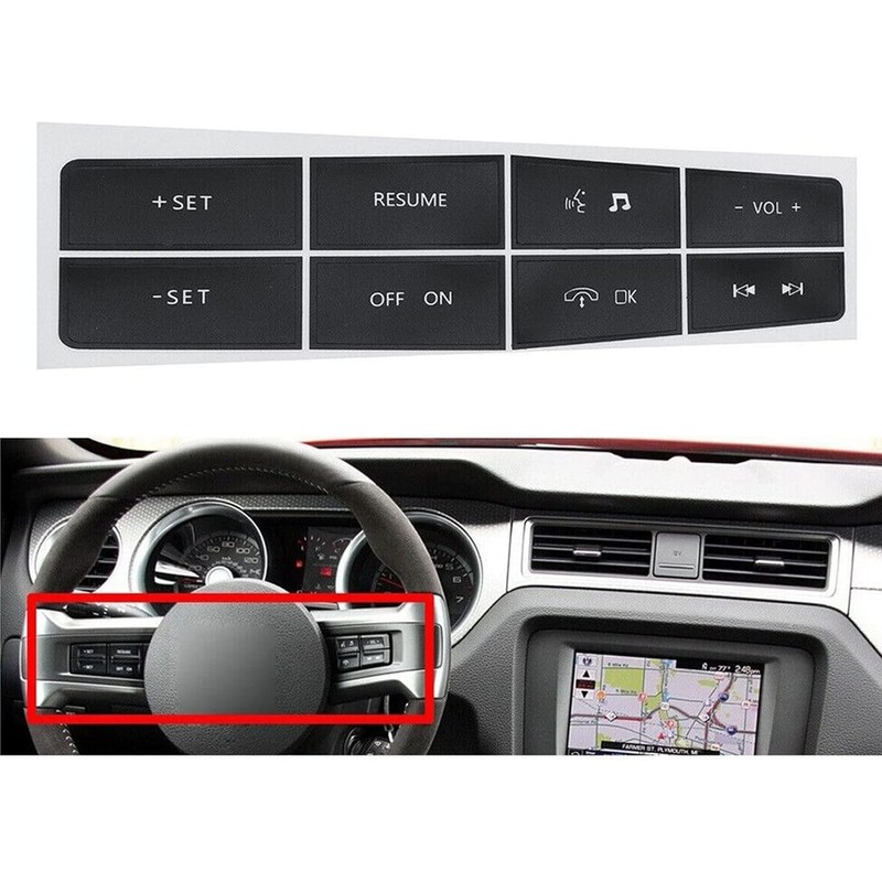Generic BIBFXAA Dash Button Repair Kit Steering Wheel Control Button