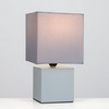 MiniSun | Modern Grey Cube Design Touch Table Lamp with