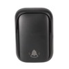 Black Self Powered Wireless Doorbell No Wiring Punching Outdoor Welcome