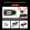 Wireless Bike Computer LCD Backlit Display Waterproof Bike Speedometer Odometer