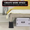 MYMULIKE Bed Risers 8 inch, Oversized Furniture Risers, Support Up