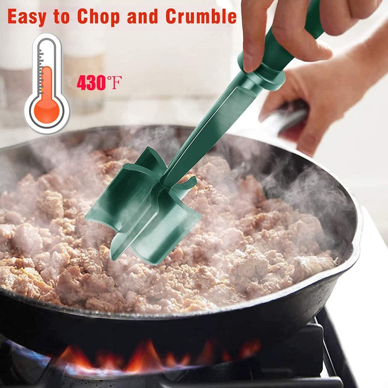 Meat Chopper, Multifunctional Heat Resistant Nylon Meat Chopper Tool with