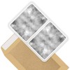 Rectangle Stickers (Set of 2) 10cm - Geometric Modern Pattern