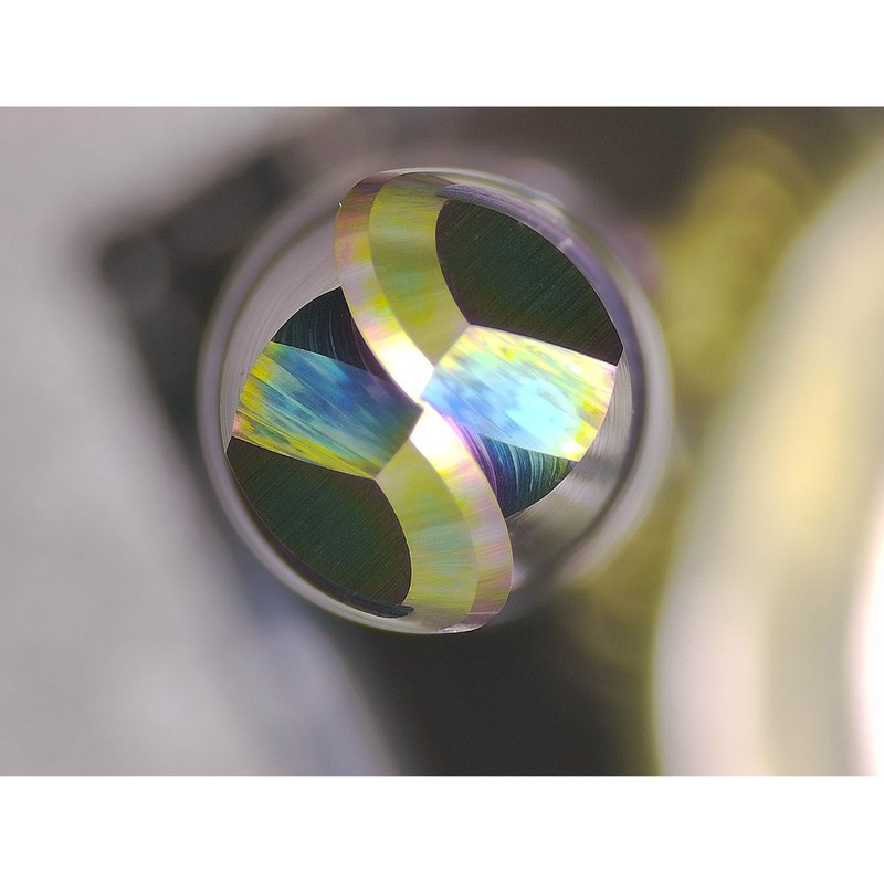 WEXWE Tools Ball Nose Carbide End Mill, DLC Coating, CNC