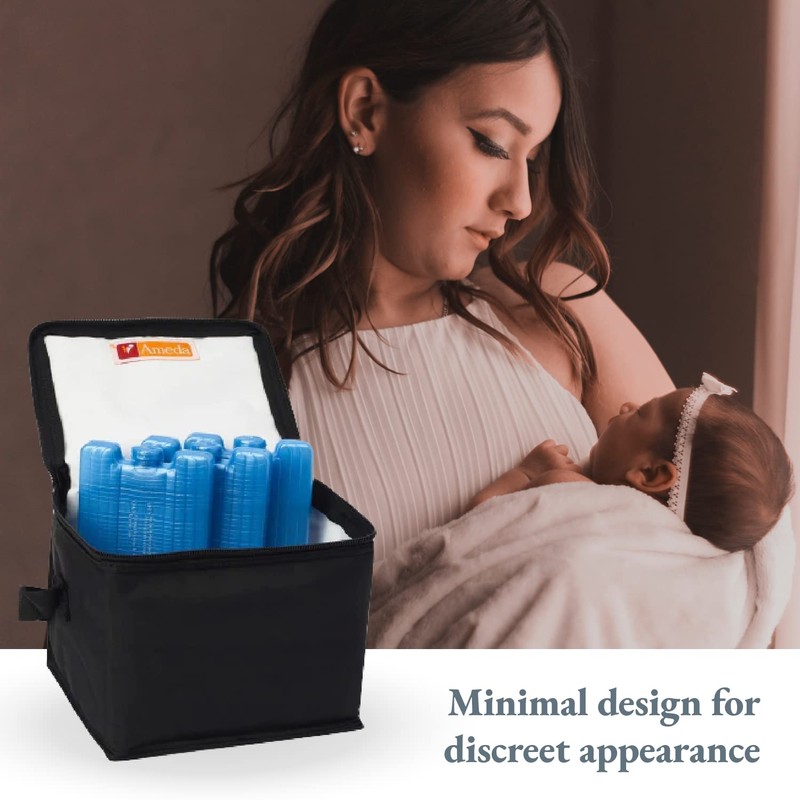 Ameda MYA Cool N Carry Breast Milk Storage System, Includes: