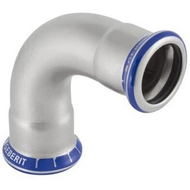 Geberit Mapress Stainless Steel Elbow 90° Female to Female Diameter 28 mm Stainless Steel