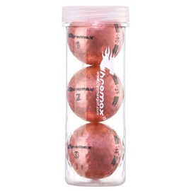 Chromax Metallic M5 Colored Golf Balls (3 Pack Tube), Pink
