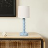 Camden Reed Traditional Wood Lamp - Gloss Finish, Elegant Lighting
