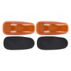 2PCS Side Turn Signal Light Lens with Gaskets Replacement for