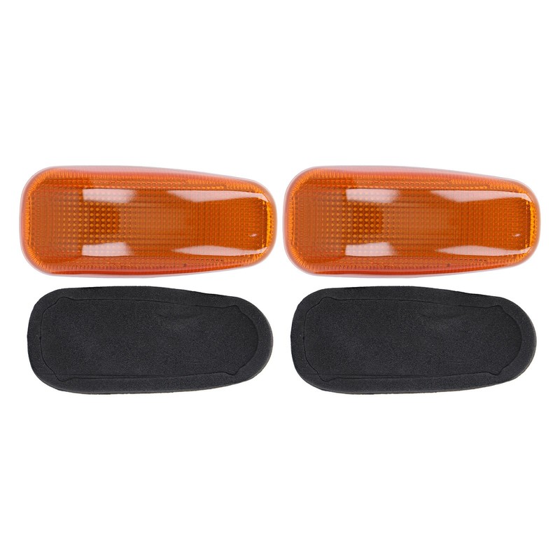2PCS Side Turn Signal Light Lens with Gaskets Replacement for