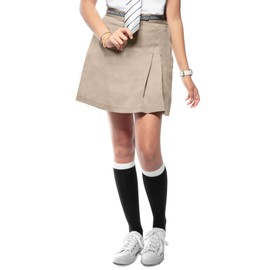 Classroom School Uniforms Big Girls Stretch Double-Pleated Scooter, Khaki, 8h