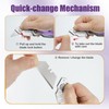 Vickay Box Cutter, Utility Knife with Belt Clip, Stainless Steel