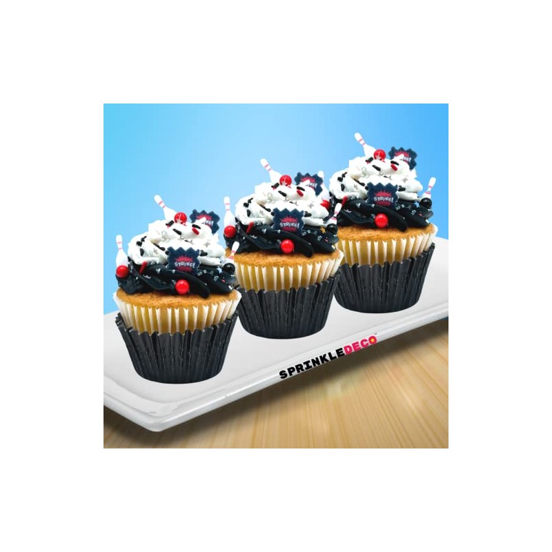 Edible Bowling Party Cake Decoration Confetti Sprinkles Cake Cookie Cupcake