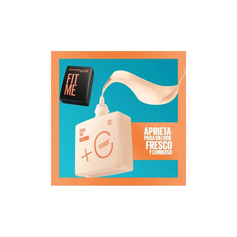Base De Maquillaje Maybelline Fit Me Fresh Tint Tono06 Fps50
