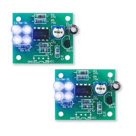 EIELE LED Breathing Light Soldering Exercise Set Soldering Learning Program for Electronics Electronic Soldering Learning and Teaching Soldering Required 2 Pieces (Soldering Required)