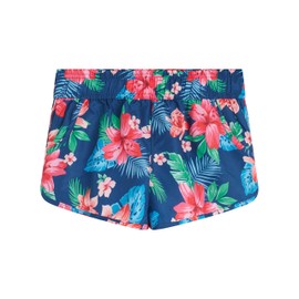 Kanu Surf Sandy Upf50Quick Dry Beach - Pantalón Corto de Playa con Cintura elástica para niñas, Peggy Azul Marino, 6X