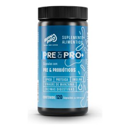 Probioticos Prebioticos Enzimas Digestivas Inulina Lipasa Papaya Vinagre de Sidra de Manzana 120 Capsulas Digestión Bpn Pro Probiotics Prebiotics Absorción de Nutrientes Apoyo A Digestión