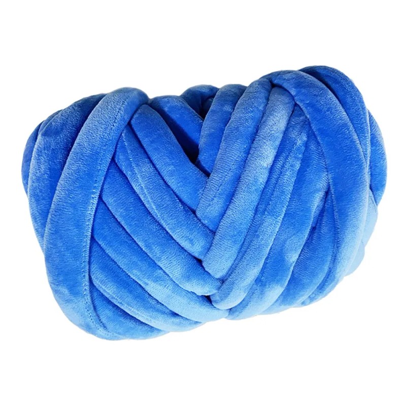 Chunky Yarn Crocheting Length 787.4inch Bulky Yarn Arm Blue