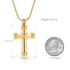 shajwo Cremation Jewelry Cross Urn Ashes Necklace for Women Men