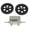 Counter Rolling Wheel, Digits 0-9999.9 Length Counter Counting Measuring Length,