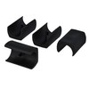 GleitGut 4 x clamping shell glides for cantilever furniture glides