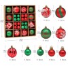 JUGLUTE Adornos para Arbol de Navidad, 44 pcs Plastic Esferas