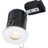 Knightsbridge 230V IP65 Fixed GU10 Fire-Rated Downlight White, VFCFIPW