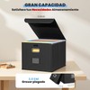 Paquete de 2 Cajas Organizadoras de Archivos con Tapa y