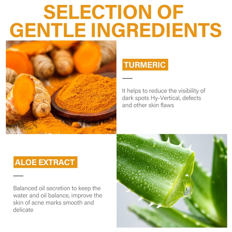 Turmeric Kojic Acid Serum, Natural Skin Lightener for Even Complexion,