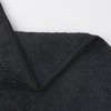 VIVOTE Black Microfibre Cloth Dish Cloth for Kitchen 9pack Cleaning