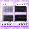 Lash Clusters with Spikes 60D-100D Volume Eyelash Clusters Spiky Individual