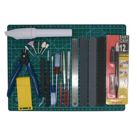 Alemon Gundam Modeler Builder's Tools Craft Set Kit 16 PCS for Professional Hobby Model Assemble Building